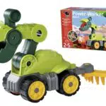 BIG - Dinosaurier-Bagger T-Rex Power-Worker Mini-Dinos - Spielzeug-Fahrzeug für Kinder ab 2 Jahren