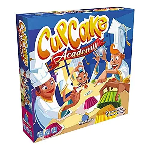 "Cupcake Academy | Familienspiel für Geschicklichkeit | 2-4 Spieler | Ab 8 Jahren"