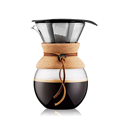 Bodum Pour Over Kaffeebereiter mit Permanentfilter 1L