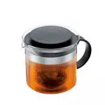 Bodum Teebereiter BistroNouveau mit Kunststoff Teesieb und hitzebeständigem Glas