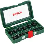 Bosch 15tlg. Hartmetall Fräser Set
