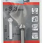 Bosch Professional Kegelsenker HSS Ø 8,3 mm - 3 Schneiden