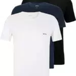 BOSS Herren R-Neck T-Shirt - Hochwertiges 3er Pack