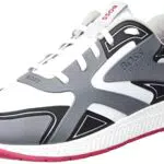 BOSS Herren Sneakers Titanium Runn aus verschiedenen Materialien mit tonalem Logo - Dunkelgrau