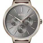 BOSS Damen Quarz Uhr mit Edelstahlarmband