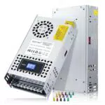 12V Transformator AC zu DC 0-12V 50A 600W mit Digitalem Display - Labornetzteil für Computerprojekte, LED-Geräte, 3D-Drucker
