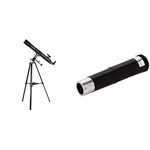 Bresser Teleskop Taurus NG 90/900 mit Smartphone Kamera Adapter und Sonnenfilter