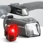 Fahrradlichter Set von Büchel | Aufladbares LED Fahrradlicht für vorne und hinten | StVZO zugelassen