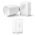 Bündel von TP-Link Kasa Smartes Heizkörperthermostat KE100 KIT + TP-Link Tapo T110 Smart Kontakt Sensor für Fenster-/Türsicherung