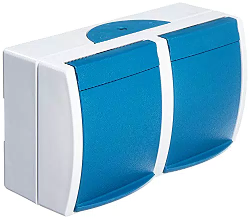 Busch-Jaeger Steckdose 2-fach waagerecht Ocean - BUSC 20/2 EBW-53