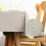 Tischdecke Leinenoptik abwaschbar Eckig - CALIYO