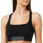 Calvin Klein Damen Bralette Stretch BH - Schwarz