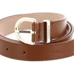 Calvin Klein Damen Gürtel Ck Must Metal Loop Rnd Belt 2.5 cm Ledergürtel