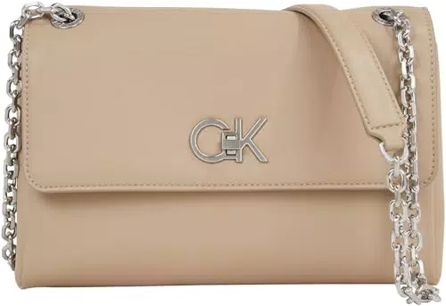 Calvin Klein Damen Umhängetasche RE-Lock EW Conv Crossbody.