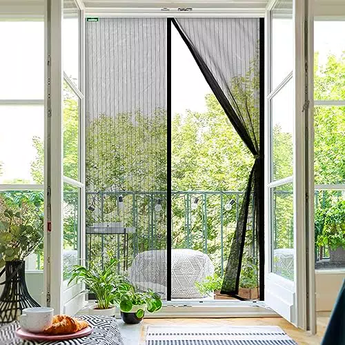 Casa Pura Magnetvorhang für Balkontür - Insektenschutz Vorhang Tür