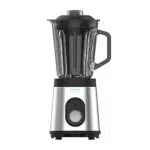 Cecotec Mixer Power 1000 INOX - 1000 W, Edelstahlgehäuse, 6-Blatt mit Titanbeschichtung, 1,5-l-Glaskrug, 5 Geschwindigkeiten