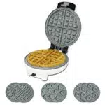 Cecotec Waffeleisen Fun Gofrestone mit 3 austauschbaren Platten - Antihaftbeschichtung - Spülmaschinenfest