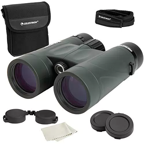 Celestron Nature DX 8x42 Fernglas mit mehrfach vergüteten Linsen und BaK-4 Prismen - Grün