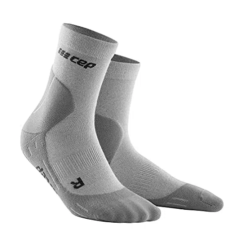 CEP - Merino Laufsocken Damen mit Kompression COLD WEATHER MID CUT schwarz