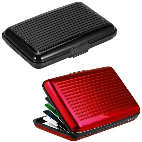 Scheckkartenetui Slim Wallet Schutz - Ideal für Kreditkarten und Ausweise