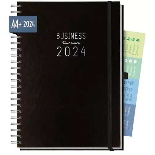 Chäff Business-Timer 2024 A4 Maxi 1 Woche 2 Seiten