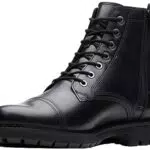 Clarks Herren Batcombe Cap Stiefelette, Dark Tan Lea