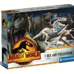 Clementoni Jurassic World 3 Ausgrabungs-Set T-Rex & Pteranodon - Dinosaurier-Fossilien für kleine Forscher ab 7 Jahren