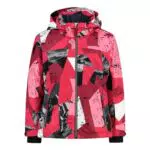 CMP Kinder Kapuzenjacke mit Druckknöpfen - Fuxia-Anemone-Glanz