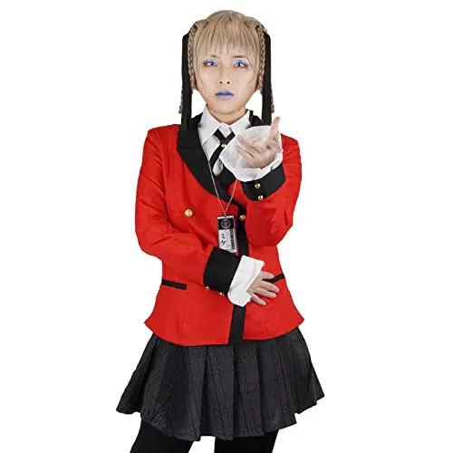 "Kirari Momobami Schuluniform für Kakegurui Cosplay Fans"