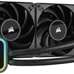 Corsair iCUE H100i RGB Elite CPU-Flüssigkeitskühler mit 16 Dynamischen RGB-LEDs und 240-mm-Radiator