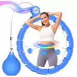 Cozylady Smart Fitness Hoop Reifen für Erwachsene mit LED-Lichteffekten - Stabiler & Leiser Hoola Hoop zur Gewichtsreduktion