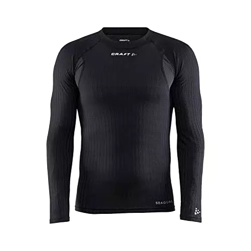 Craft Herren Active Extreme X Cn Langarm Sportshirt für Herren - Größe XL - Schwarz - Baselayer für kalte bis milde Winter-Trainingstage