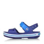 Crocs Crocband Sandalen Unisex Kindersandalen Leicht und mit sicherer Passform Navy/Rot Größe 25-26