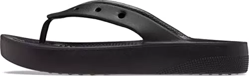 Crocs Damen Klassiek Platform Flip W Holzschuh, Weiß