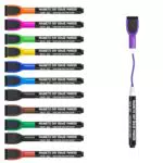 Whiteboard Marker Stifte mit Radiergummi - Ideal für Lehrer, Zuhause und Büro
