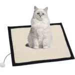 Kratzmatte für Katzen mit Kratzschutz für Sofa und Couch - Katzenkratzbrett Ecke mit Krallenpflege