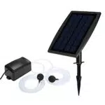 Decdeal Solar Teichbelüfter für Garten, Teich und Aquarium - Tag und Nacht
