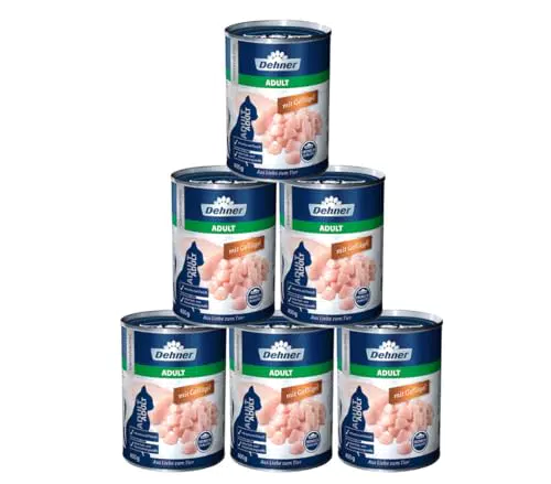 Dehner Premium Katzenfutter Nassfutter Geflügel für ausgewachsene Katzen