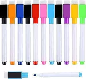 "DERAYEE Whiteboard Marker - Magnetisch, Trocken Abwischbar, 11 Stück"