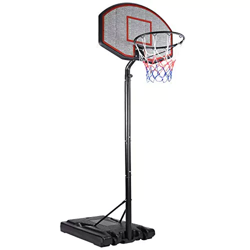 DEUBA® Basketballkorb mit höhenverstellbarem Ständer für Indoor & Outdoor