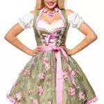 Dirndl Kleid mit Blumenschürze - Trendiges Design für jede Gelegenheit
