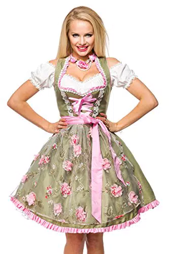 Dirndl Kleid mit Blumenschürze - Trendiges Design für jede Gelegenheit