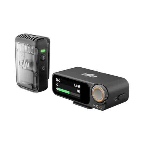 DJI Mic 2 - Kabelloses Mikrofon mit intelligenter Rauschunterdrückung