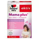 Doppelherz Mama Plus mit DHA und Folsäure - Nährstoffe für Frauen mit Kinderwunsch, Schwangerschaft und Stillzeit