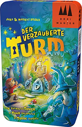 "Der Verzauberte Turm - Reisespiel in der Metalldose für 4 Spieler von Drei Magier"