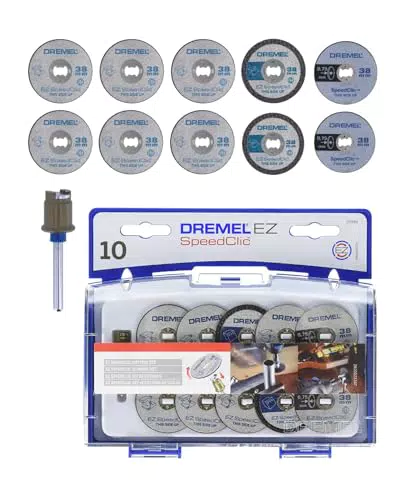 Dremel SC690 EZ SpeedClic Trennscheiben und Aufspanndorn-Set - Kompatibel mit Winkelschleifmaschine
