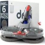 Dyson Wischaufsatz für V7/V8/V10/V11/V15 Staubsauger - Elektrischer Bodenwischer mit Wassertank und 6 Waschbaren Mopps