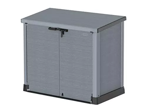 Duramax Cedargrain StoreAway 1200L Gartenhaus aus Kunststoff / Bogendeckel