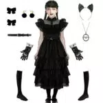 Wed Kostüm für Mädchen mit Accessoires - Eadaion