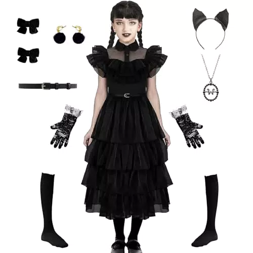 Wed Kostüm für Mädchen mit Accessoires - Eadaion